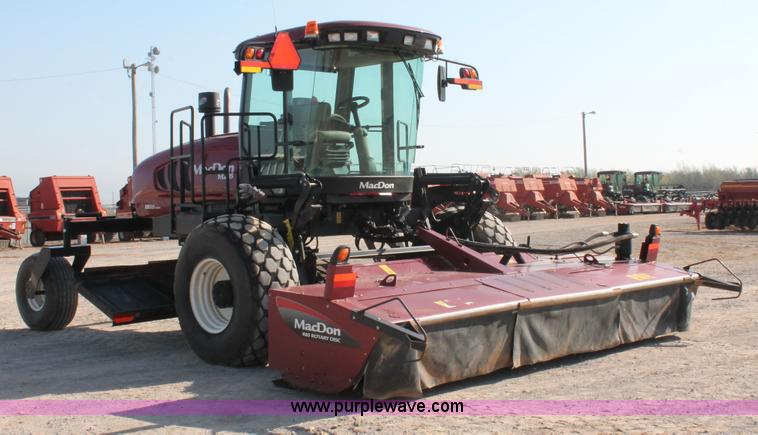 image for item H5861 2013 MacDon M205 self-propelled windrower