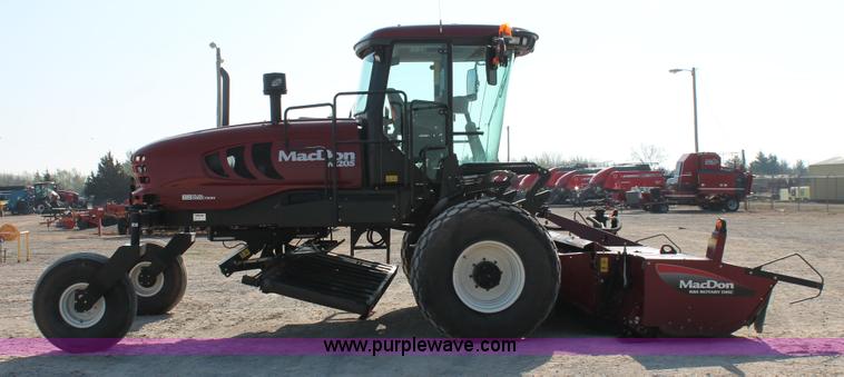 image for item H5861 2013 MacDon M205 self-propelled windrower
