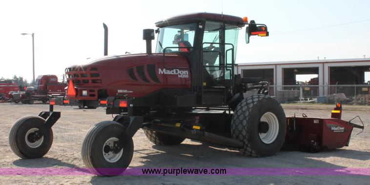 image for item H5861 2013 MacDon M205 self-propelled windrower