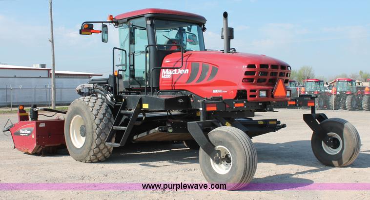 image for item H5861 2013 MacDon M205 self-propelled windrower