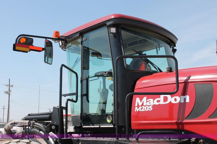 image for item H5861 2013 MacDon M205 self-propelled windrower
