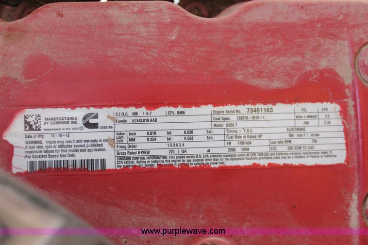 image for item H5861 2013 MacDon M205 self-propelled windrower