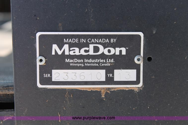 image for item H5861 2013 MacDon M205 self-propelled windrower