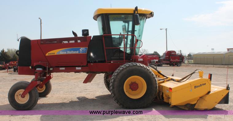 image for item H5862 2011 New Holland H8080 self-propelled windrower