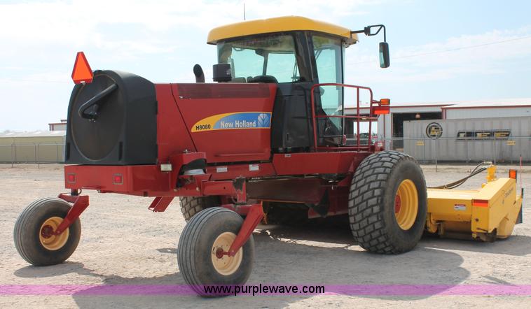 image for item H5862 2011 New Holland H8080 self-propelled windrower