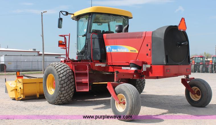 image for item H5862 2011 New Holland H8080 self-propelled windrower