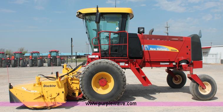 image for item H5862 2011 New Holland H8080 self-propelled windrower