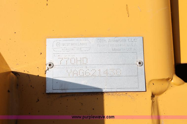 image for item H5862 2011 New Holland H8080 self-propelled windrower