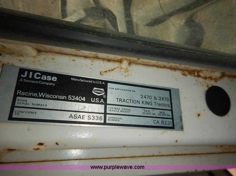 image for item J1138 1975 Case 2670 4WD tractor