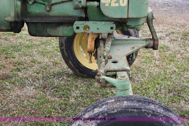 image for item J2282 1957 John Deere 420 tractor