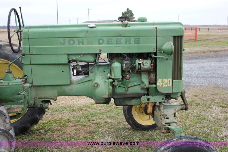 image for item J2282 1957 John Deere 420 tractor