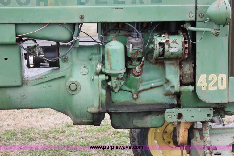 image for item J2282 1957 John Deere 420 tractor