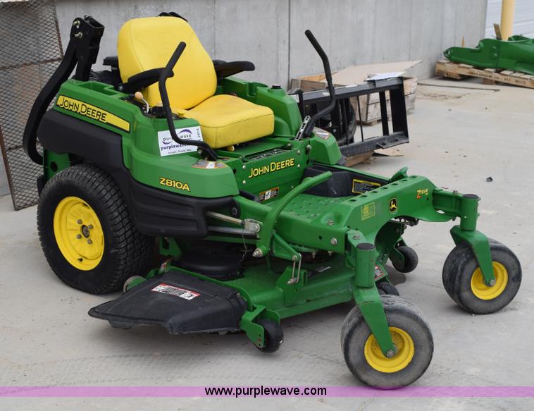 image for item K2414 John Deere Z810A Z-Trak lawn mower