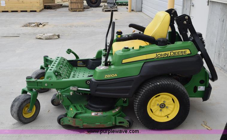 image for item K2414 John Deere Z810A Z-Trak lawn mower
