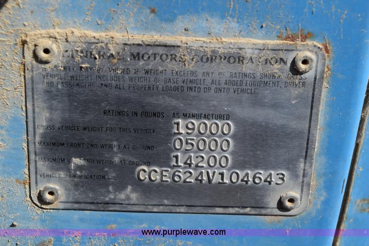 image for item K2482 1974 Chevrolet C60 grain truck