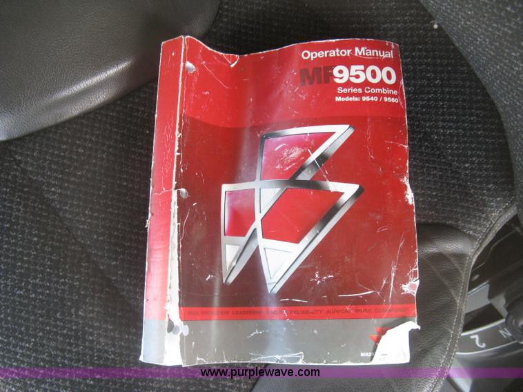image for item K2999 2011 Massey Ferguson 9560 combine