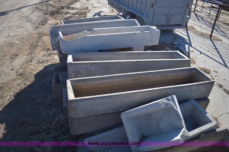 image for item K3203 Approximately 26 concrete livestock water tanks