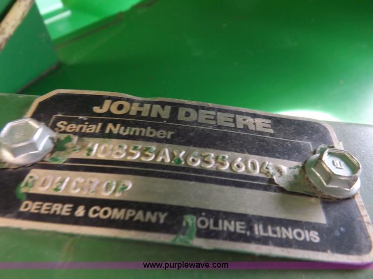 image for item K3774 John Deere 1253A row crop head