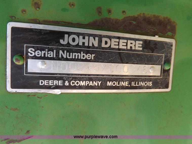 image for item K3791 John Deere 885 rigid no-till/ridge till cultivator