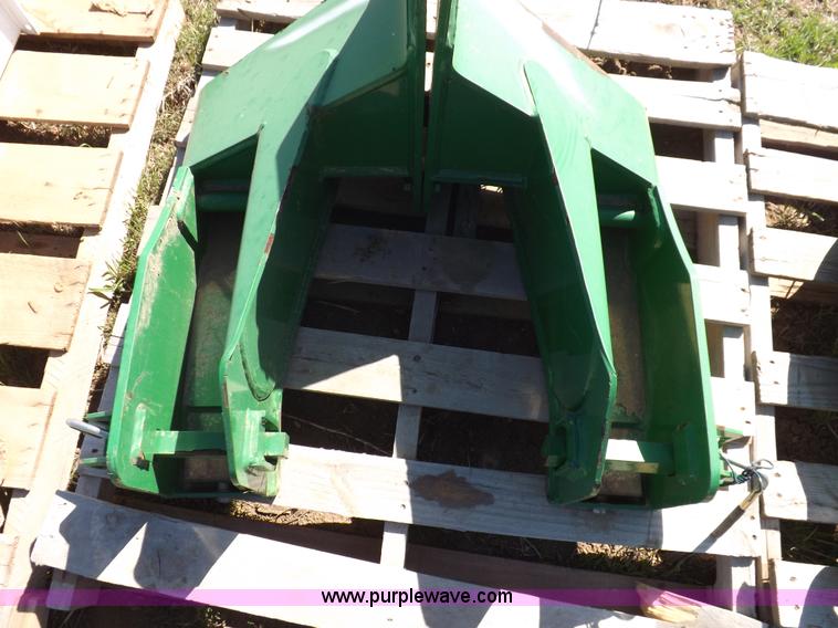image for item K3796 John Deere front loader mounting brackets