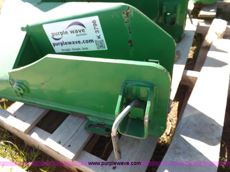 image for item K3796 John Deere front loader mounting brackets