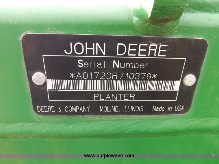 image for item K3820 John Deere 1720 planter