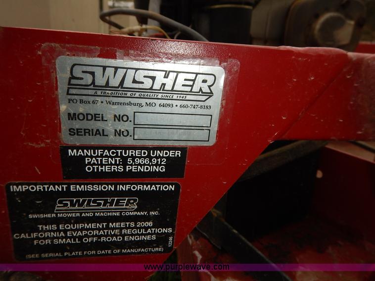 image for item K7410 Swisher pull behind lawn mower