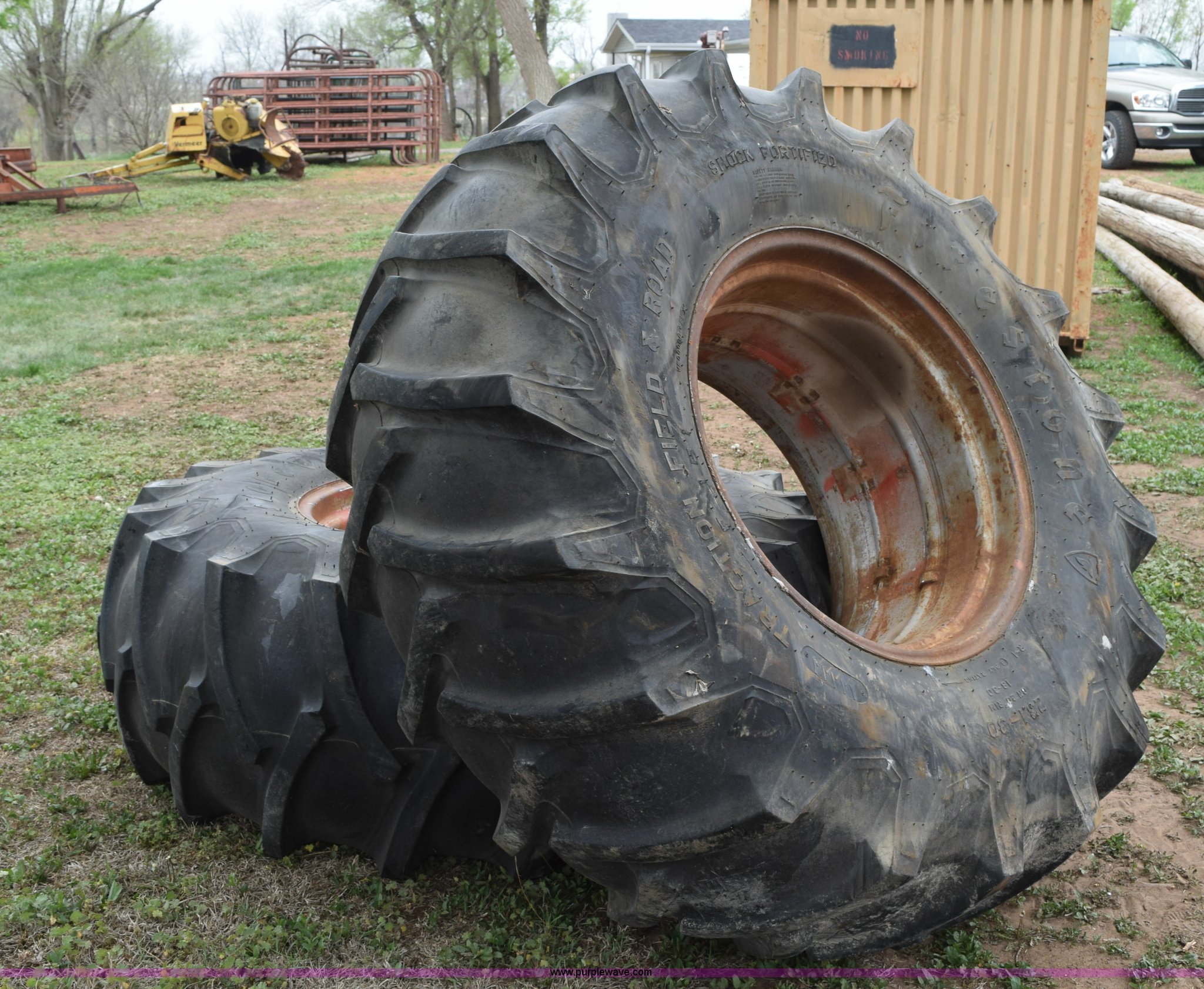 (2) Firestone 23.130 tires in Mount Hope, KS Item BA9758 sold Purple Wave
