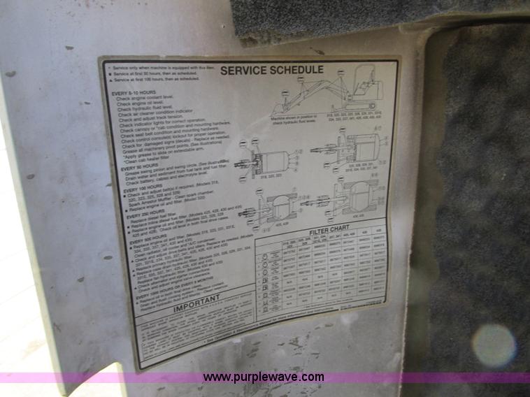 image for item AC9296 2007 Bobcat 430HAG excavator