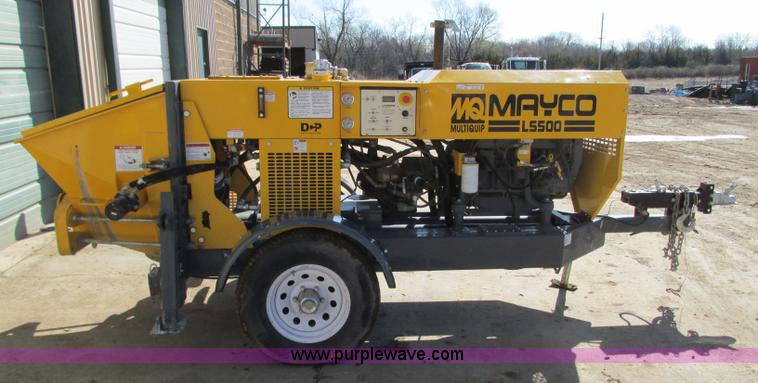 image for item AC9297 Mayco LS500 concrete pump