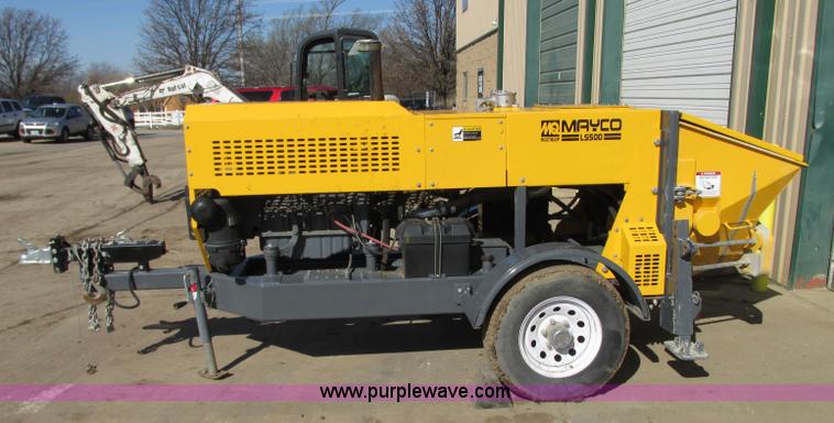 image for item AC9297 Mayco LS500 concrete pump