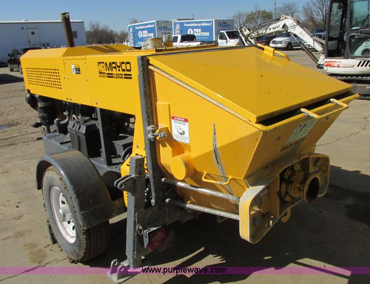image for item AC9297 Mayco LS500 concrete pump