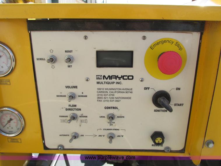 image for item AC9297 Mayco LS500 concrete pump