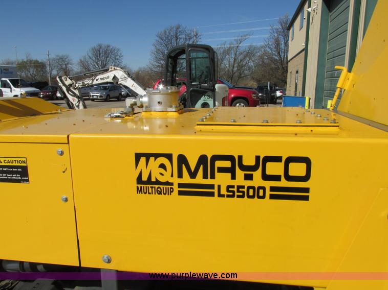 image for item AC9297 Mayco LS500 concrete pump