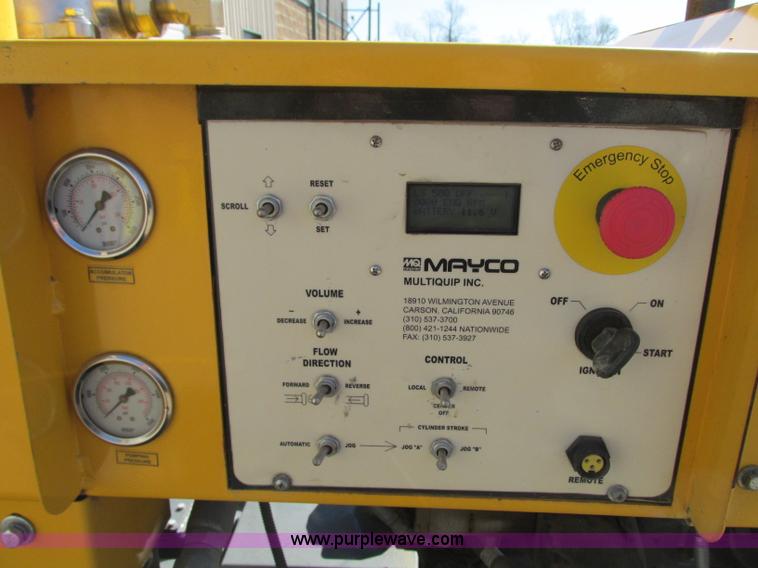 image for item AC9297 Mayco LS500 concrete pump