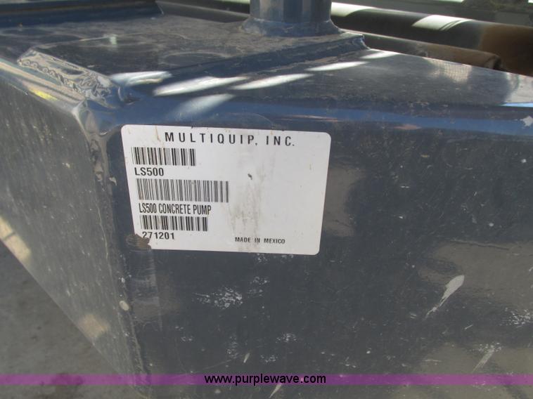 image for item AC9297 Mayco LS500 concrete pump