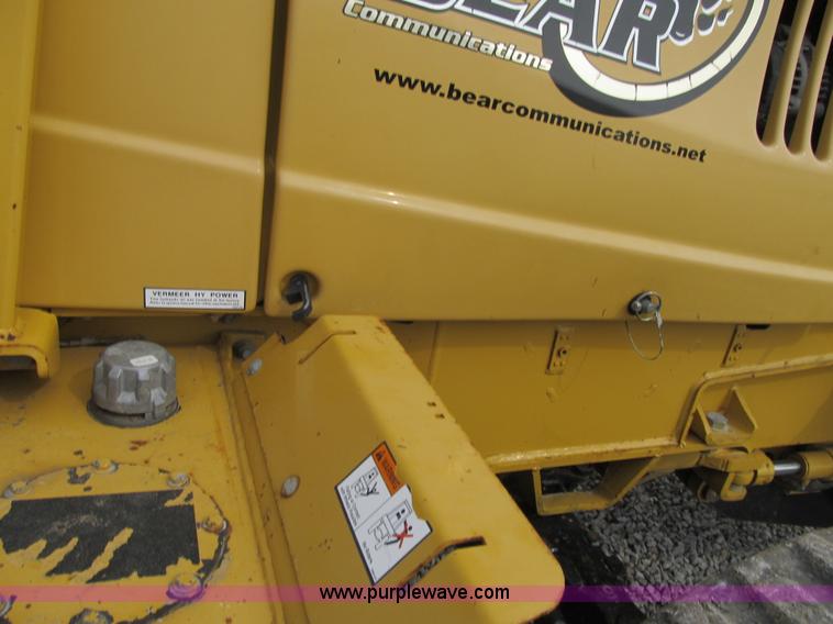 image for item AC9299 2007 Vermeer TRX1250 vibratory plow