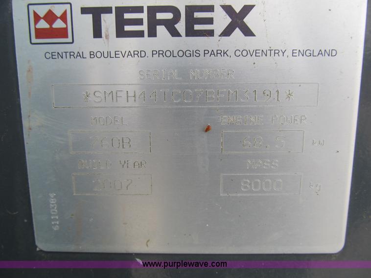 image for item AC9301 2007 Terex TX760B backhoe