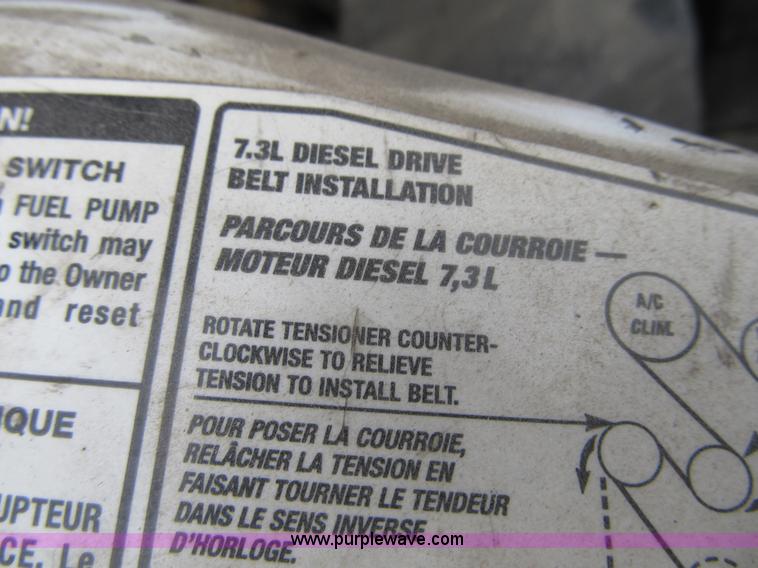 image for item AC9303 1999 Ford F350 Super Duty XL flatbed pickup truck