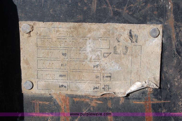 image for item BO9451 Caterpillar 66" skid steer bucket