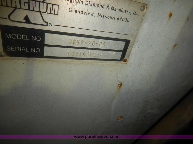 image for item BO9452 Magnum X 38SP-26-FS Special concrete saw