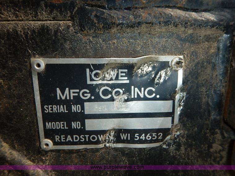 image for item BO9462 Lowe 14A skid steer trencher attachment