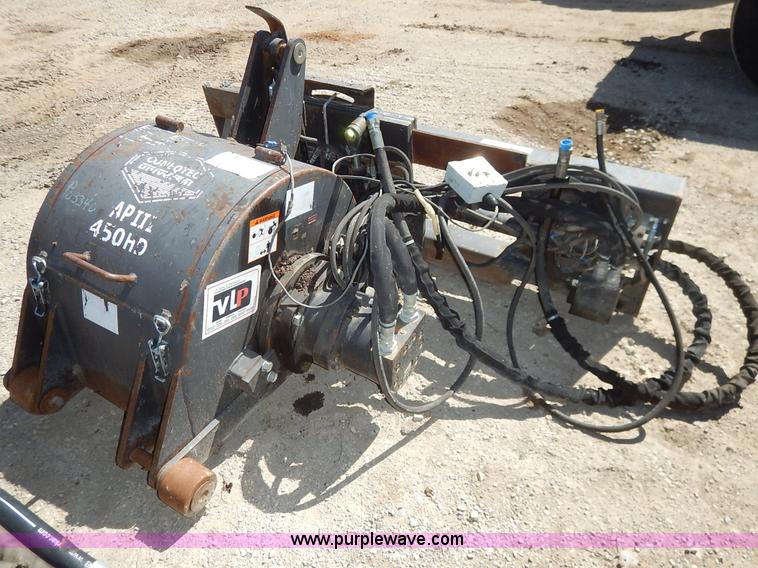 image for item BO9464 Coneqtec Universal ApIII skid steer planer attachment