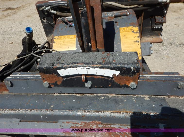 image for item BO9464 Coneqtec Universal ApIII skid steer planer attachment