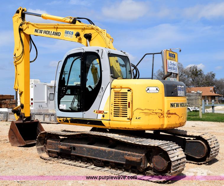 image for item E6284 2006 New Holland E130 SR compact excavator