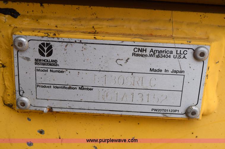 image for item E6284 2006 New Holland E130 SR compact excavator