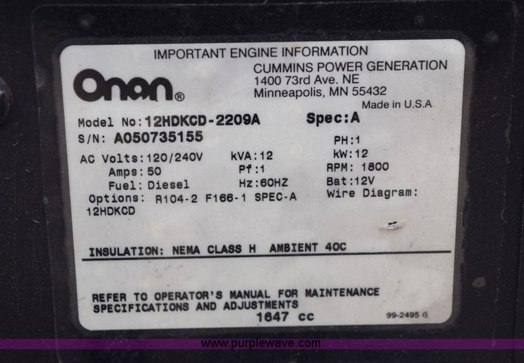 image for item E6285 1999 International Navistar FH1652 RV