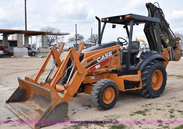 image for item E6286 2011 Case 580N backhoe with Bayonet Breaker
