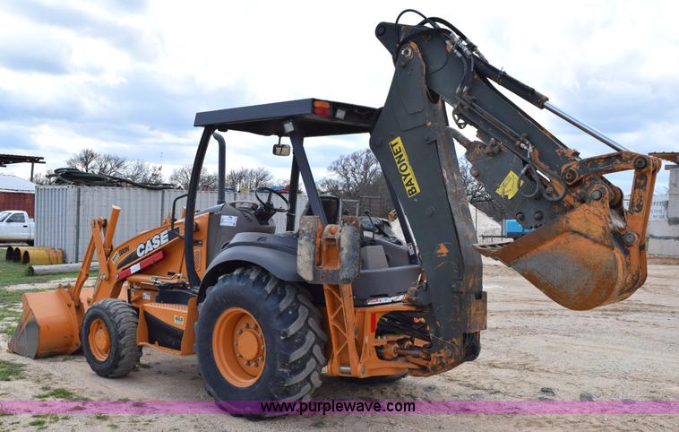 image for item E6286 2011 Case 580N backhoe with Bayonet Breaker