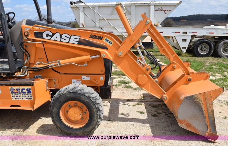 image for item E6286 2011 Case 580N backhoe with Bayonet Breaker